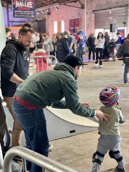 Halles of Games - initiation au skate