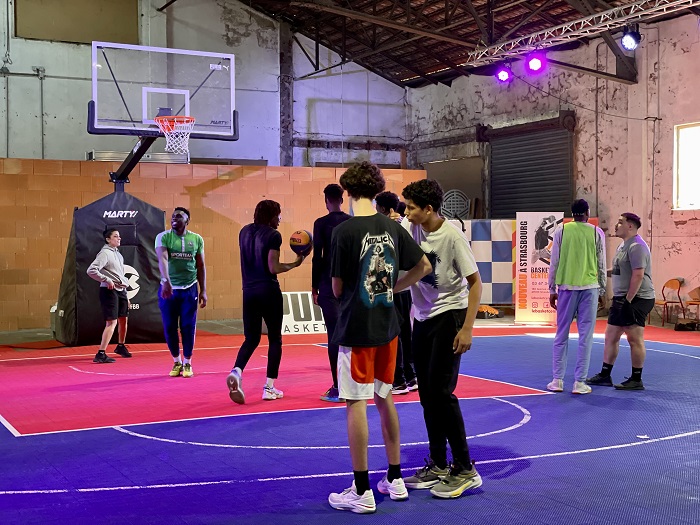 Halles of Games - initiation au basket