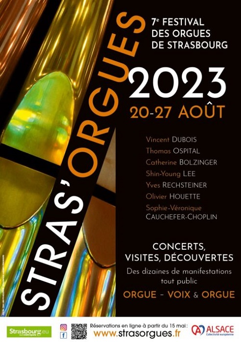 Affiche Stras'Orgues 2023