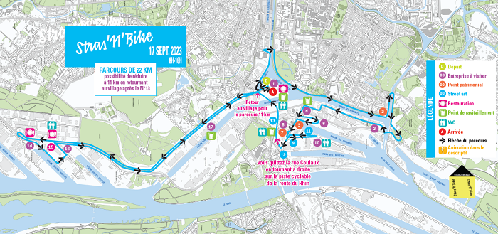 Plan Stras'N'Bike 2023