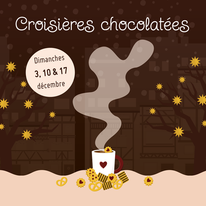 Affiche croisières chocolatées Batorama