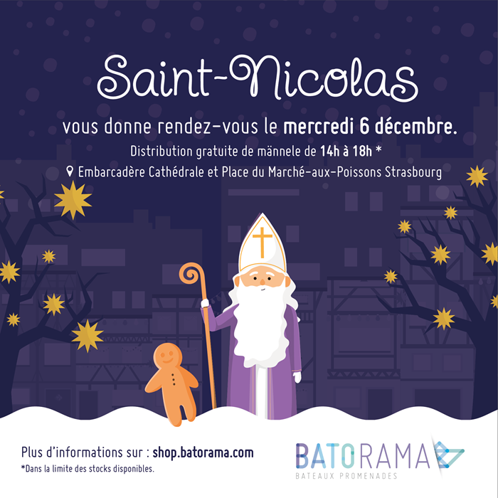 Affiche de l'événement de la Saint-Nicolas de Batorama