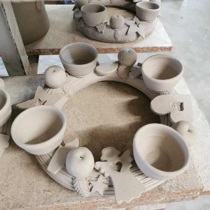 Couronne de l'avent © Wehrling Poterie Wehrling