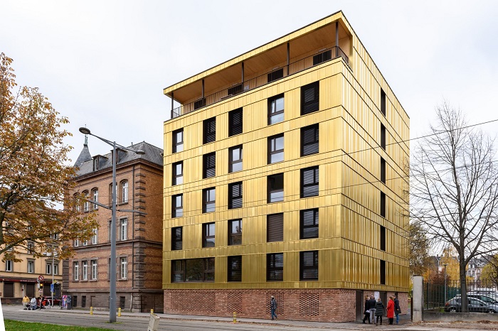 Le bâtiment des 55 nouveaux logements © Compagnons du Devoir - P Pommereau Campgnons du Devoir