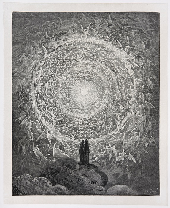 Gustave Doré, Le paradis - Chant XXXI © M. Bertola / Musées de la Ville de Strasbourg Gustave Doré