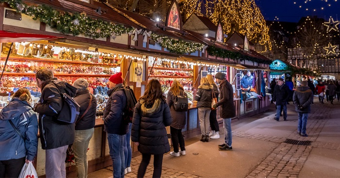 Les épices, le chocolat, le miel et la confiture s'invitent dans les gourmandises d'Alsace... À savourer à tous moments de la journée ! © Maison Alsacienne de Biscuiterie Marché de Noël - Bredele