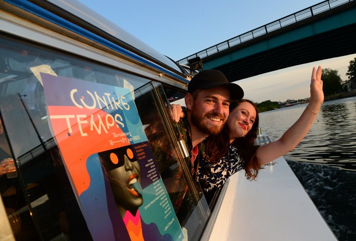 Croisières, salles de concerts ou club éphémère : avec Contre-temps, la musique électronique se vit à quai, comme sur l'eau © David Geiss Contre-Temps Festival