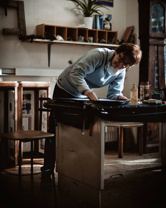 En pleine restauration © Armelle Bouvier - Acajou Armelle Bouvier - Acajou