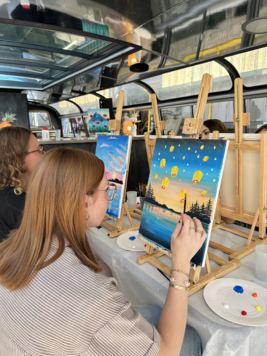 À chacun(e) son tableau : un moment créatif et méditatif au fil de l'eau Croisières peinture sur toile