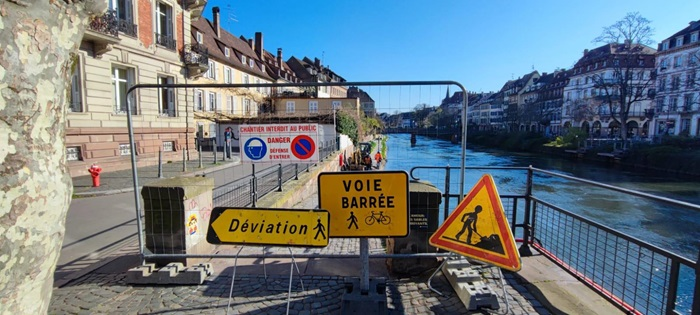 Travaux berges Quai au sable