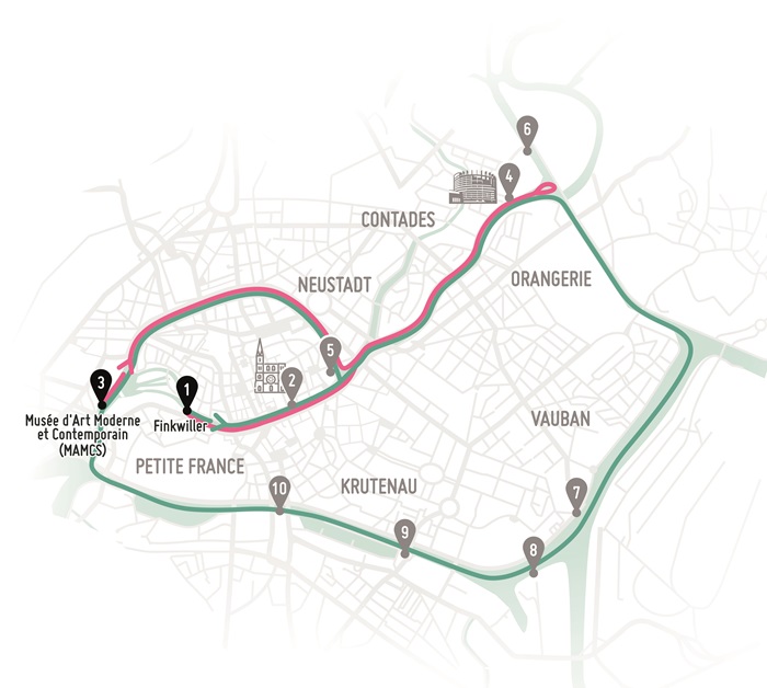 Carte des pontons NAO