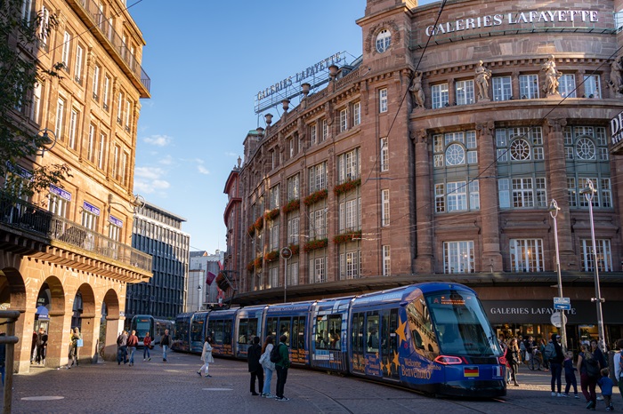 Se déplacer en tram à Strasbourg