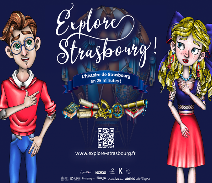 © Jeannine Weber (Crédit image Animaillons ! Julie-Anne Weber) Affiche Explore Strasbourg