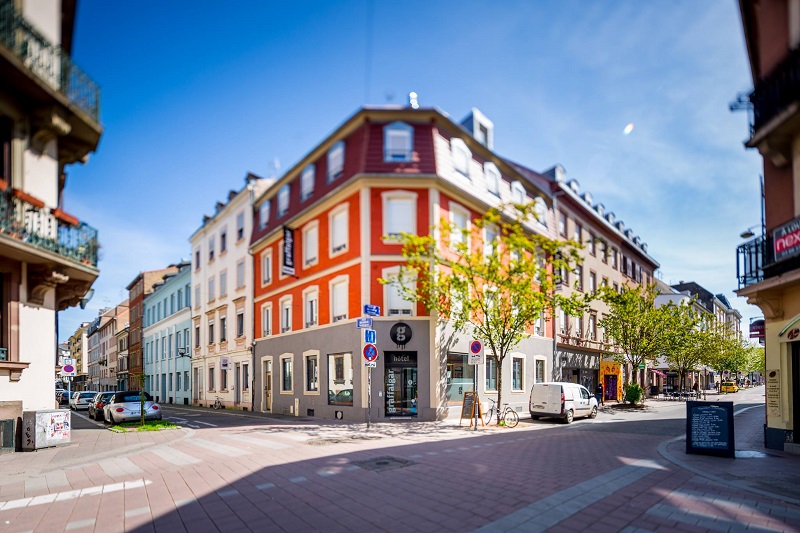 La façade de l'hotel Graffalgar à Strasbourg