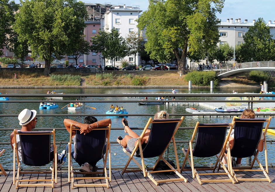 Docks d'été à Strasbourg